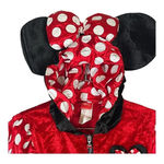 Disney Minnie Mouse Halloween Costume Hoodie Ears Bow Women Small/Medium NWOT Photo 5