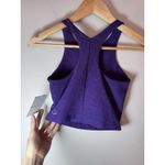 Beyond Yoga  Women's Spacedye Focus Cropped Tank Purple XS NWT $68 Photo 7