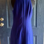 Vince Camuto  Blue Halter Sheath Midi Dress Photo 3