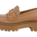 Sam Edelman  Laurs Brown Leather Buckle Slip On Chunky Platform Loafers Shoes 8.5 Photo 0