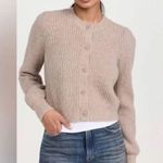 LE JEAN Brown Knit Cardigan Sweater Size 10 Photo 11