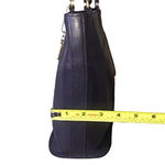 Coach Vintage TRIBECA Purple Glove Tanned Slim Bleeker Bucket Shoulder Bag 9098 Photo 8