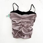 Miaou Renzo Tube Top | Taupe/Dusty Purple / XL Photo 7