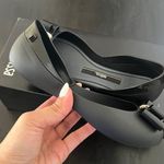 Melissa EUC 'Queen V' Peep Toe Jelly Flats Photo 0