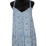 Universal Threads Universal Thread Tiered Mini Dress Size S Ditsy Floral Print Pockets Blue Ruffle Photo 12