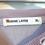 Marine layer Cropped Hoodie Women's XL Soft Dusty Mauve Pink Lilac Drawstring Photo 3