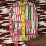 Early 2000s Y2K Pink Plaid Striped Crossbody messenger Shoulder Bag Purse Fairy Photo 4