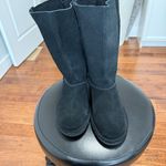 UGG  Classic Black Unlined Perforated Tall Boot size 7 Photo 2