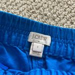 J.Crew  Bright Blue Linen Cotton Blend Shorts Size 2 Casual Preppy Stretchy EUC Photo 1
