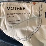 Mother Superior High Waisted Rider Ankle Far Beyond The Sky Jeans Size 26 Wide Blue Photo 8