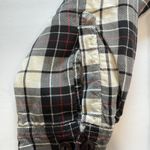 LL Bean Plaid Sherpa Fleece Lined Flannel Shirt Jacket Shacket Size LARGE Photo 11