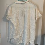 Lulus Lulu’s white short sleeve button down. Never worn, still with tags. Photo 1