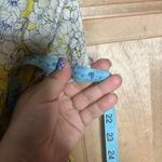 Monteau  women’s boho Yellow and Gray Floral Midi Dress size S Photo 2