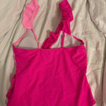 Hot pink/ light pink bathing suit Size M Photo 2