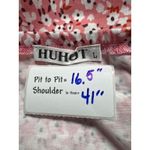 HUHOT Halter Dress Floral Ruched Summer Casual Sundress Pink White L Size L Photo 4