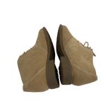 Eddie Bauer  Womens Tan Suede Lace-Up Ankle Boots Size 8.5 Faux Fur Lining Casual Photo 12