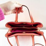 Kate Spade  Laurel Way Evangelie Saffiano Leather Satchel Purse Coral Photo 1