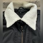 New Look Black Leather-Look Faux Fur Jacket 2XL Photo 3