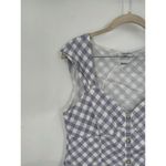 Saylor Dress Women Large Purple Plaid Gingham Hadleigh Mini MSRP$225 Preppy Boho Photo 7
