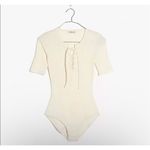 Madewell ✨Ribbed Lace-Up Bodysuit✨ Photo 3
