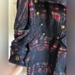 Free People Free‎ People Punk Dreams Plaid Alpaca Button Down Coat Photo 7