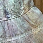 Joie hand tie dyed lace crochet trimmed mini dress Size XS Photo 7