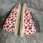 Serra  Espadrilles Size 7 Flat Slip On Loafer Boat Shoes Memory Foam Floral Photo 4