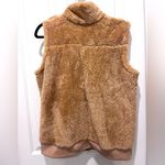 Faux Fur Full Zip Camel Color Vest Sz L unbranded Tan Size L Photo 1