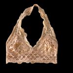 Free People  Lace Bralette, Tangerine,Size Medium,NWOT Photo 1