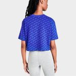 Nike Women's Sportswear Icon Short-Sleeve in Blue Size Medium Photo 1
