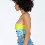 Princess Polly  Deven Top Blue / Green Photo 3