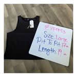 EXPRESS Black Body Contour Tank Top Photo 4