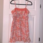 Francesca's Women's  Trixxi pink floral mini summer dress with ruffles Photo 2