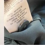 Anthropologie Cartonnier Pleated Dress Pants High Rise Tapered Leg Green Size 10 Photo 7