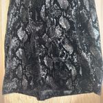 ZARA  Black Strapless Snakeskin Velvet & Sequin Mini Dress - Size XS Photo 6