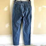 VTG Opal By Lorraine Wardy High Waisted Jeans Floral Leather Cotton Pocket 12 32 Blue Photo 4