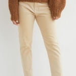 H&M Beige Mom Ankle High Waist Beige
Pants(Size 8) Photo 0