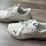 Puma Women’s Sneakers White & Green Size 8 Like New Photo 5