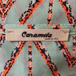 CARAMELA , Inc. spearmint print lightweight long-sleeve dress Photo 5