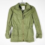 Madewell  Women's Fleet Cotton Full Zip Collared Military Utility Jacket Coat XXS Photo 0