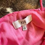 NSR‎ Hot Pink Lace Midi Dress Sleeveless Lined Size L NWOT Size L Photo 9