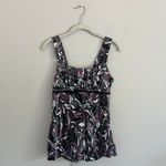 Amy Byer Y2K PURPLE AND GREY A. BYER BUSTIER SATIN TANK‎ TOP Photo 1
