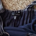 Derek Heart  Navy White Striped Sleeveless Jumpsuit SIZE S Photo 2