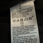 Banana Republic  Black Sheer Flocked Dot Top Long Sleeve Mesh Witchy Goth Photo 7