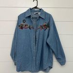 Faded Glory  Light Blue Denim Shirt Photo 0