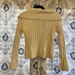 Hippie Rose  Cream Pullover Crop Sweater Size‎ Large Photo 1