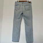 American Eagle Tom Girl Distressed Light Wash Jeans Photo 9