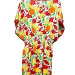 Disney  Store Mickey Mouse Tropical Fruit Dress Swim Cover Women’s Size Small Photo 2