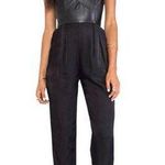 Revolve NWT Shakuhachi x  Sculpted Leather Bustier Jumpsuit Womens Size Small Photo 0