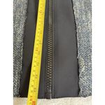 Elie Tahari  Cobalt Blue Tweed Black Sleeve Zip Jacket Bomber Casual Career  Sz M Photo 4